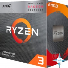 процессор Socket AM4 AMD Processor Ryzen3 3200GBox (4M Cache, 3.6GHz) #Part Number YD3200C5FHBOX