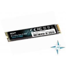 SSD M.2 PCI Express 3.0, 256GB, Silicon Power, SP256GBP34A60M28 