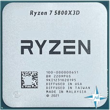 процессор Socket AM4 AMD Processor Ryzen7 5800X3D Tr (96M Cache, 3.4GHz) #Part Number 100-000000651