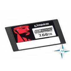 SSD 2.5" SATA III, 7.68TB, Kingston, SEDC600M/7680G