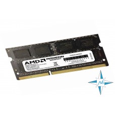 Модуль памяти DDR-3 noECC Unbuf SO-Dimm, 4GB, AMD, 1600 U, R534G1601S1S-U 