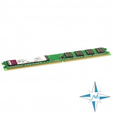 Модуль памяти DDR-2 noECC Unbuf DIMM, 2 GB, Kingston, 240 pin, CL3, KVR800D2N6/2G, DDR2-800, 1Rx8, 1.8V