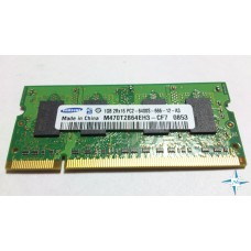 Модуль памяти DDR-2 noECC Unbuf SO-DIMM, 1 Gb, Samsung M470T2864EH3-CF7, PC2-5300