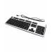 Клавиатура HP KUS0133, silver-black, USB with Smartcard Reader