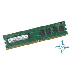 Модуль памяти DDR-2 noECC Unbuf DIMM, 512 MB, Samsung, 240 pin, CL5, M378T6553CZ3-CD5, DDR2-533, 1Rx8, 1.8V