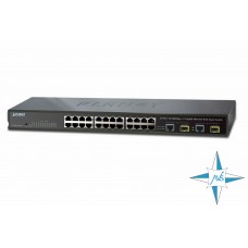 Коммутатор Planet Gigabit Ethernet Switch model FGSW-2620, порты 24+2xRJ45