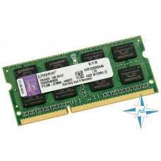 Модуль памяти DDR-3 noECC Unbuf SO-DIMM, 4Gb, Kingston KVR1333D3N9, PC3-10600S