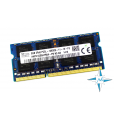 Модуль памяти DDR-3 noECC Unbuf SO-DIMM, 2Gb, Hynix HMT41GS6AFR8A-PB, PC3-12800S