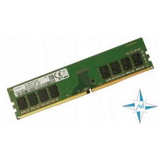 Модуль памяти DDR-4 noECC Unbuf DIMM, 8GB, Samsung, 2400 U, M378A1K43CB2-CRC